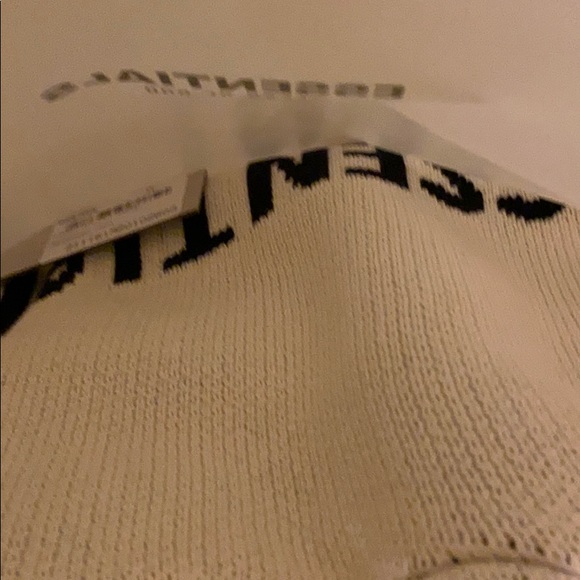 Fear of God Essentials Knit Cream Hoodie - Picture 5 of 6